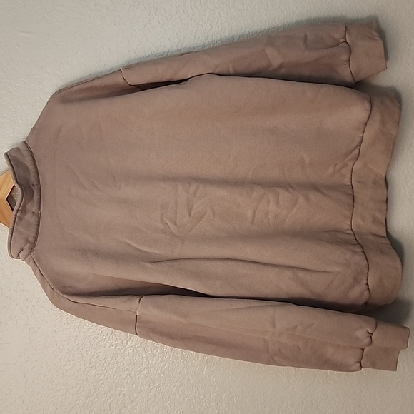Trendy Queen Amazon 1/4 Zip Sweatshirt Khaki - Picture 8 of 12